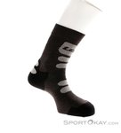 Lenz Trekking 8.0 Wandersocken-Braun-42-44