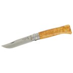Opinel - Messer No 08 Olivenholz - Messer grün
