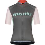 Sportful Supergiara Logo Trikot Damen  Radtrikots grau Größe M Gravel