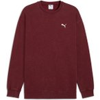 PUMA Herren Sweatshirt ESS ELEVATED Relaxed Wash Crew FL, Größe L in Rot