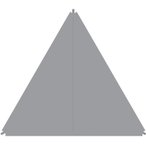 BENT Zip-Protect Canvas Single - Sonnensegel grau-schwarz