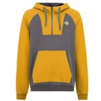 E9 Quis Kapuzenpullover, M, ash/curry
