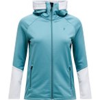 Peak Performance Damen Rider Essentials Hoodie Jacke (Größe XS, tuerkis)