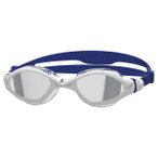 Zoggs - Tiger LSR+ Titanium - Schwimmbrille Gr Regular weiß/blau