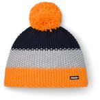 Eisbär - Kid's Star Pompon Mütze Gr 55 cm - 7-8 Years orange