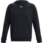 UNDER ARMOUR Herren Kapuzensweat UA RIVAL FLEECE HOODIE, Größe XL in Schwarz