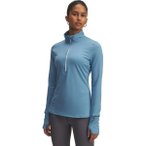 UNDER ARMOUR Damen Sweatshirt UA QUALIFIER RUN 1/2 ZIP, Größe S in Blau