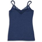 Engel Top Damen  Kurzarm Unterhemden blau Größe L Lifestyle  Hautfreundlich