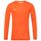 Mammut - Tree Wool Firstlayer Longsleeve - Funktionsshirt Gr M orange