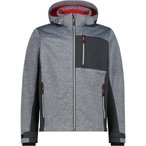 CMP Zip   Herren  Softshelljacke grau Größe S Trekking  Windabweisend Wasserab