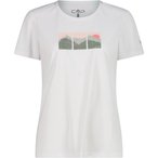 CMP Print  Damen  T-Shirts weiss Größe XS Trekking  Geruchsneutralisierend