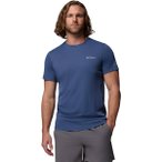 COLUMBIA Herren Shirt Zero Rules Light SS Crew, Größe S in Blau