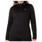 Asics - Women's Asics Core L/S 1/2 Zip Winter Top - Laufshirt Gr L schwarz