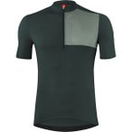 Löffler Herren Skys Block Mid Half Zip Trikot (Größe XL, gruen)