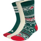 adidas Christmas Graphic 3er Pack   Freizeitsocken collegiate green-ivory-ruby G