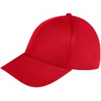 JAKO Herren Mütze Cap Basic, Größe ONE SIZE in Rot