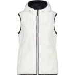 CMP Damen Kapuzensweat WOMAN VEST FIX HOOD, Größe 40 in Weiß