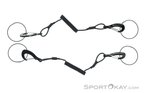 ATK Kevlar Core Leashes Double Carabiner Fangriemen-Schwarz-One Size