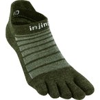 Injinji Run Lightweight No-Show Merino   Laufsocken oliv Größe 37  Trailrunnin