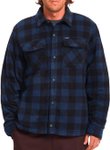 Volcom - Chemise en polaire à carreaux - Bowered II Fleece Shirt Marine für He