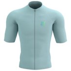 Compressport - Trail Racing Postural S/S Top - Laufshirt Gr L türkis