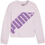 PUMA Kinder Sweatshirt POWER Crew TR G, Größe 140 in Pink