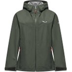 SALEWA Damen Funktionsjacke PUEZ AQUA 4 PTX 2.5L W JACKET, Größe 42 in Grün