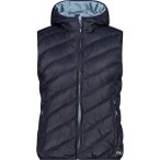 CMP Damen Weste WOMAN VEST FIX HOOD, Größe 46 in Blau