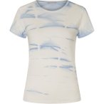 Mandala Damen Batik T-Shirt (Größe XL, blau)