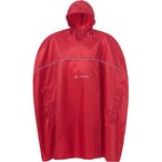 Vaude Grody II Poncho Kinder  Regenjacke rot Größe S Camping  Klein verpackbar