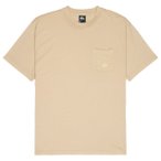 Quiksilver - Oxni Washed S/S Tee - T-Shirt Gr M beige