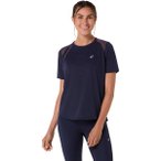 ASICS Damen T-Shirt ROAD SS TOP, Größe L in Braun