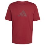 adidas - Future Icons 3 Bar Logo Tee - T-Shirt Gr M rot