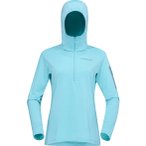 Norröna Falketind Warm¹ Hood Damen Fleecejacke ( Türkis M)