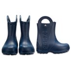 Crocs - Handle It Rain Boot Kids - Gummistiefel 28-29 blau
