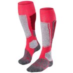 Falke SK1  Damen  Skisocken rosa Größe 41  Trekking  Atmungsaktiv Merinowolle