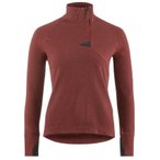 Klättermusen Women’s Huge Half Zip Sweater Pullover, L, madder red