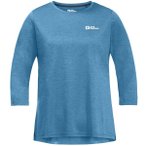 JACK WOLFSKIN Damen Shirt CROSSTRAIL 3/4 T W, Größe S in Blau