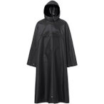 VAUDE Herren Regenponcho Hiking Backback Poncho II, Größe S/M in Schwarz