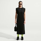 NIKE Damen Kleid Sportswear Chill Terry, Größe M in Schwarz