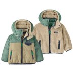Patagonia - Baby Reversible Tribbles Hoody - Winterjacke Gr 2 Years beige