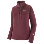 Patagonia - Women's R1 Ultralight 1/2-Zip - Fleecepullover Gr L lila