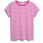 Armedangels Idaara Stripes  Damen  T-Shirts rosa Größe M Lifestyle Hautfreundl