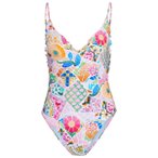 Seafolly - Beach Bohème V Neck One Piece - Badeanzug Gr 34 bunt