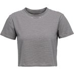 Black Diamond Stripe Crop  Damen  T-Shirts grau Größe M Lifestyle Hautfreundli