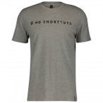 Scott - No Shortcuts S/S - T-Shirt Gr S grau