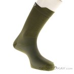 POC Lithe MTB Mid Bikesocken-Oliv-Dunkelgrün-S