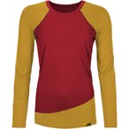 Grüezi Bag Phillippa WoodWool  Damen  Longsleeves Merino rot Größe XL Trekkin