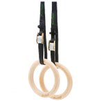 Café Kraft - Gimme Kraft Trainingsringe - Trainingsgerät Gr 32 mm wood