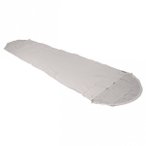 Cocoon - MummyLiner Silk / Cotton - Reiseschlafsack Gr 241 x 90/56 cm  Grau